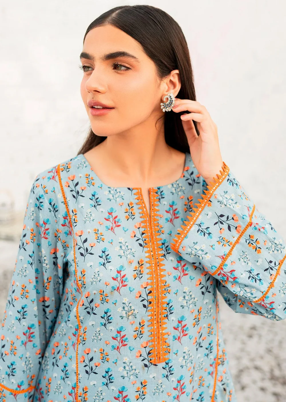 MARINA- Readymade 2 Piece Cotton Suit - Image 4