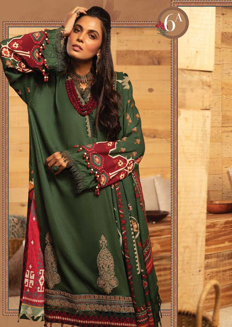 MB-106-A - Unstitched -  M.Prints Winter Collection by Maria B 2021 - Image 2