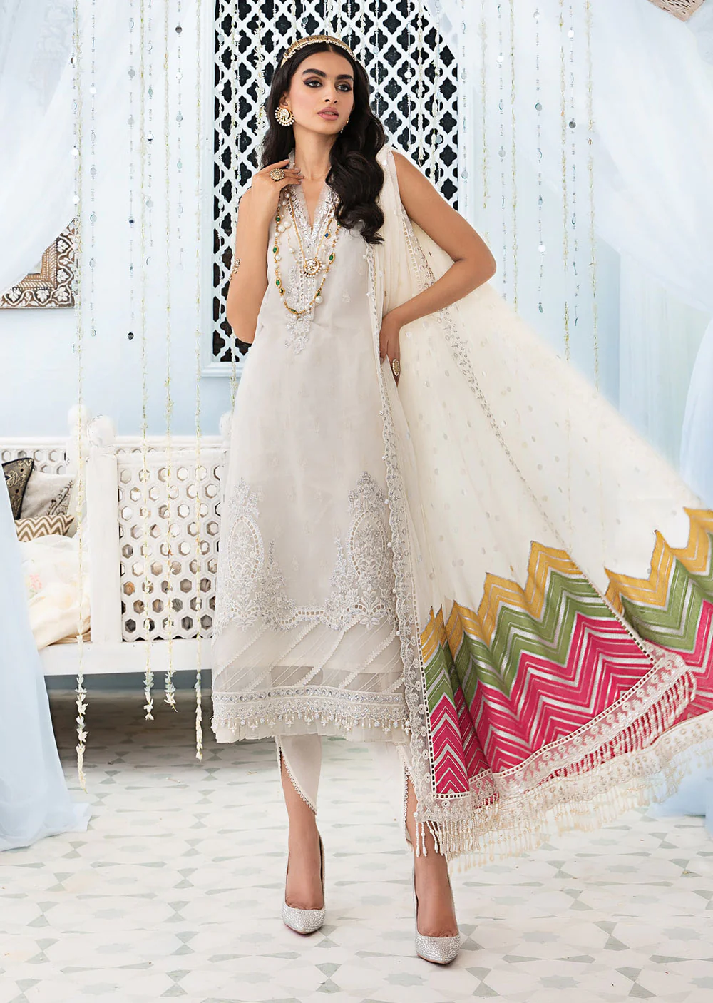 MBA-D-10 - Unstitched - Maria.B Lawn Eid Collection 2022 - Image 2