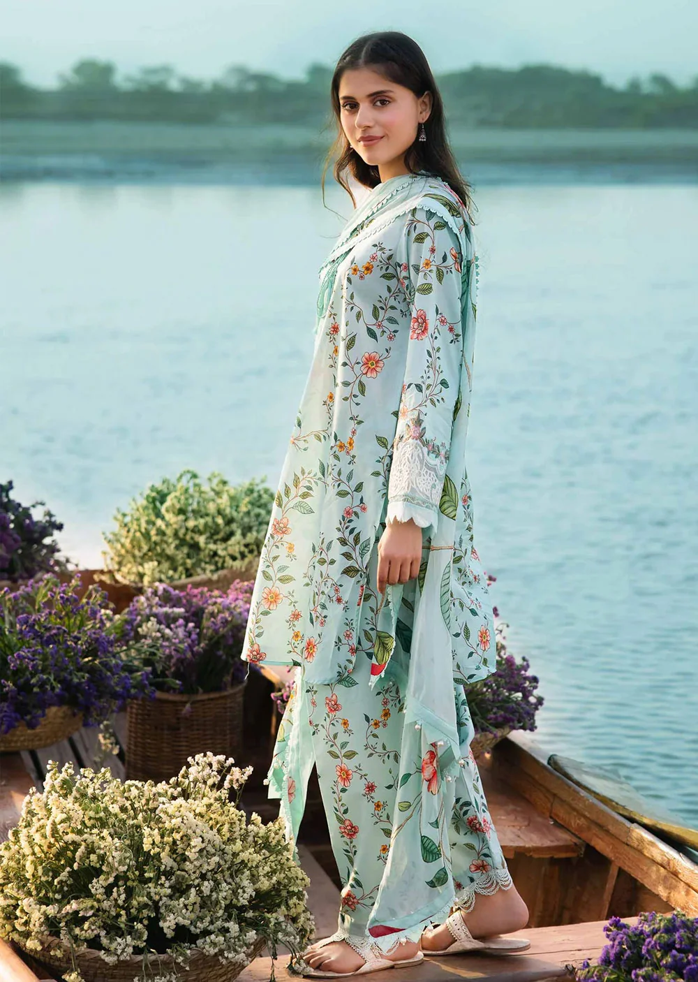 MBCS-406-B - Readymade - Maria B M.Basics Lawn Collection 2024 - Image 2