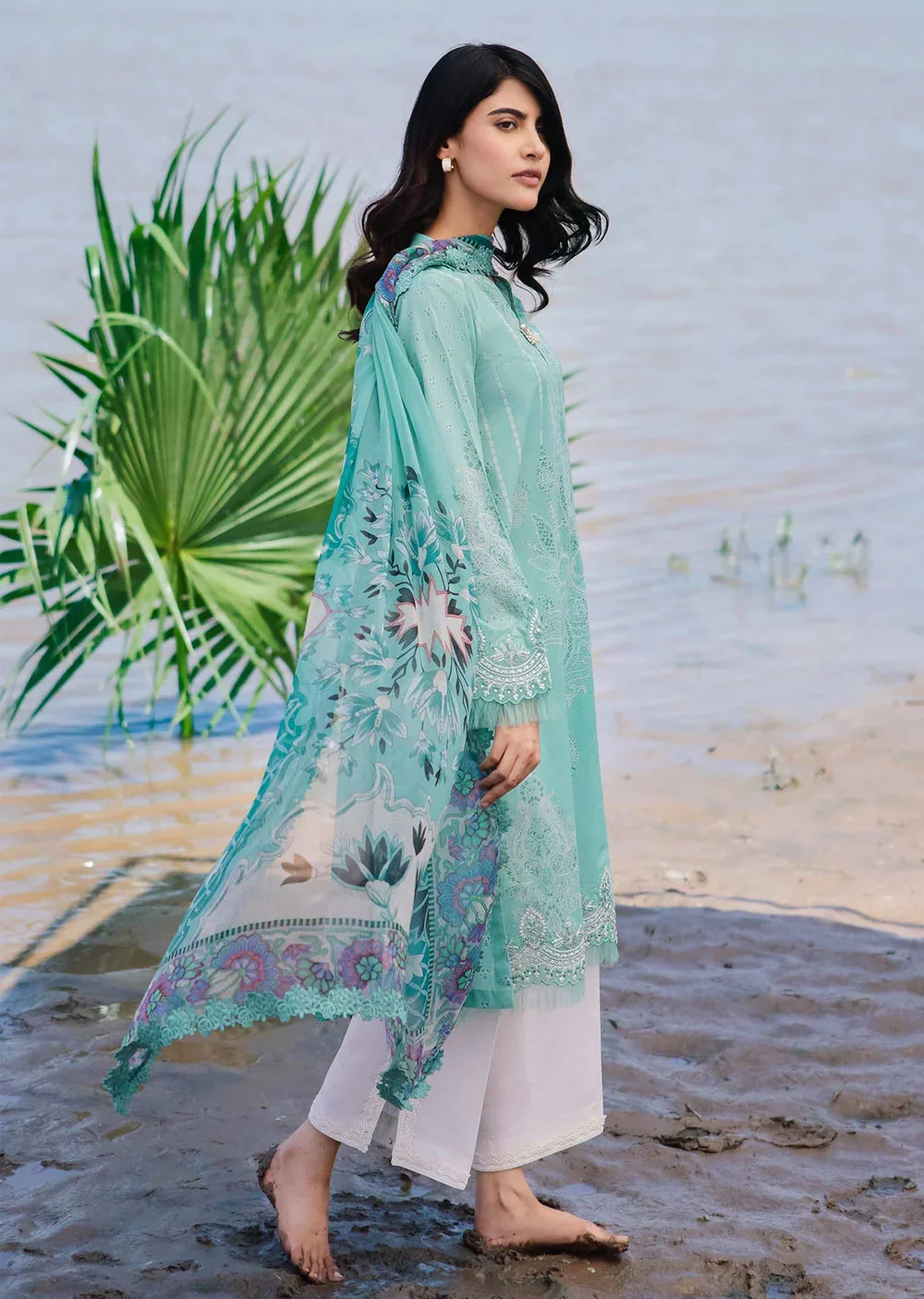 MBCS-408-A - Readymade - Maria B M.Basics Lawn Collection 2024 - Image 3