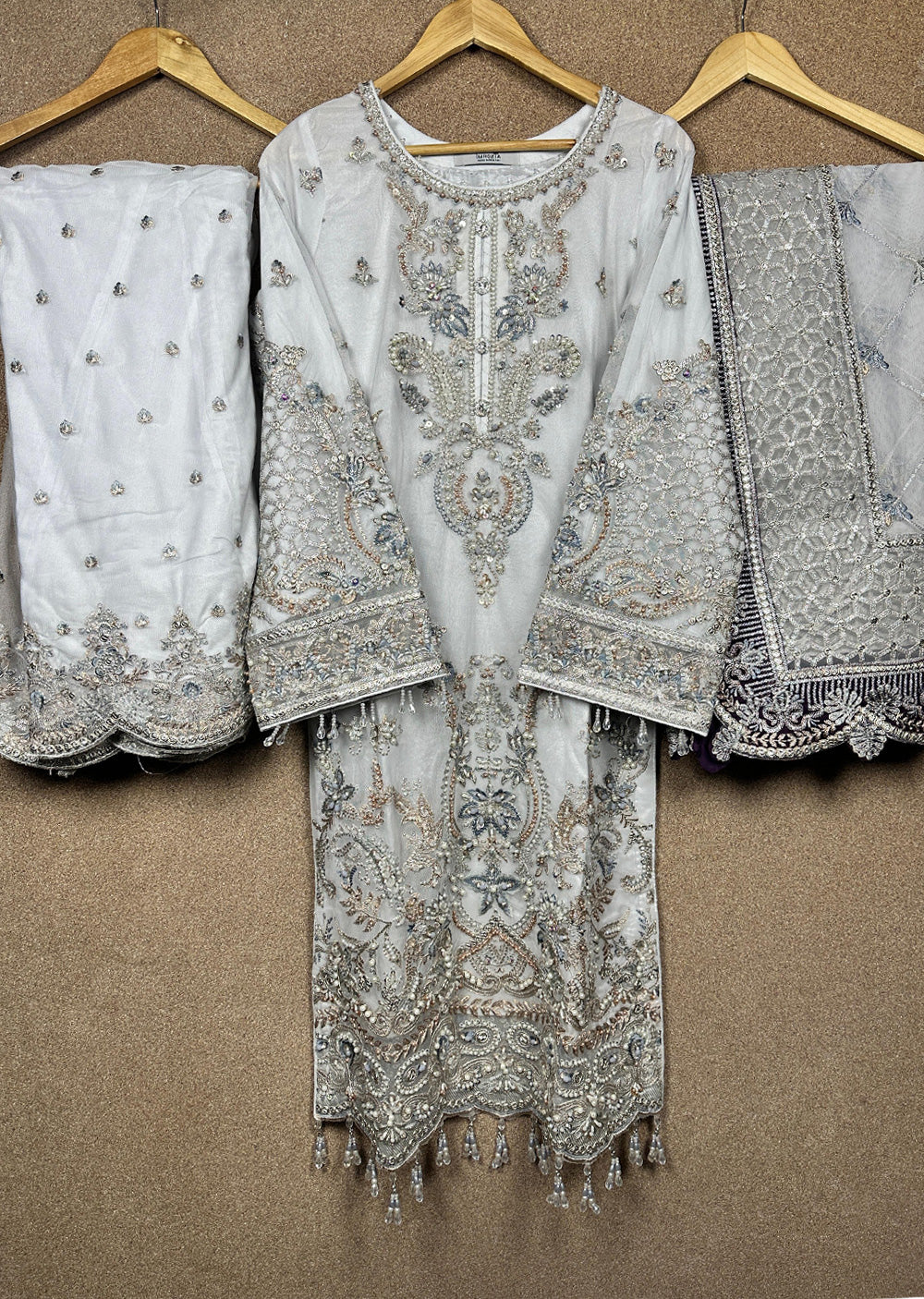 MBDR-11-A - Readymade - Imrozia Embroidered Net Collection 2025 - Image 3