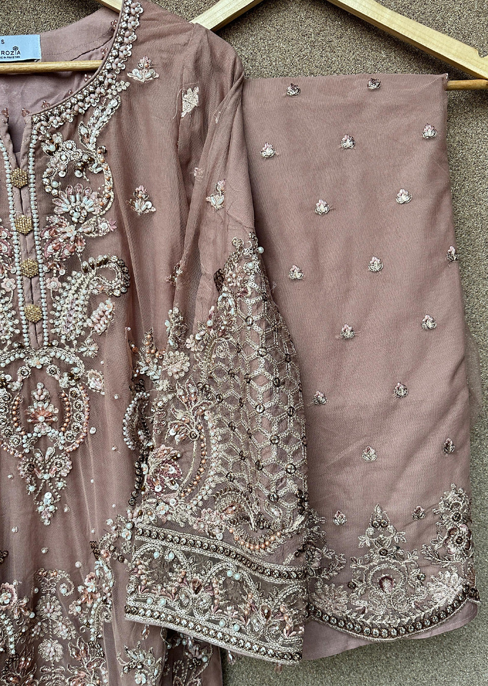 MBDR-11 - Readymade - Imrozia Embroidered Net Collection 2025 - Image 5