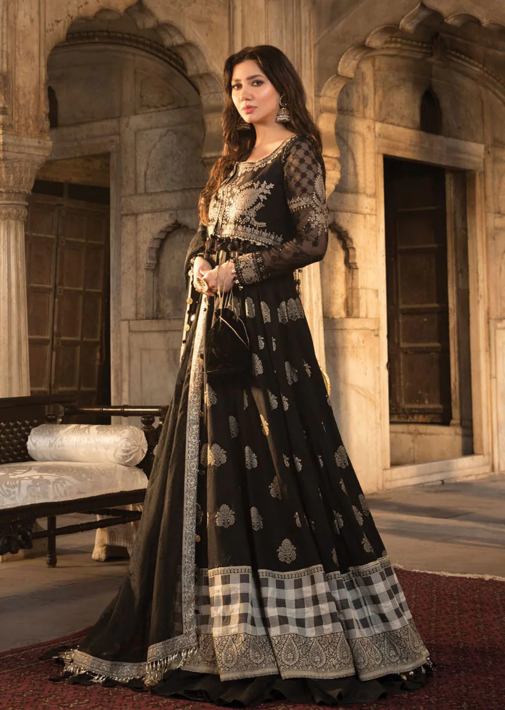 MBR-03-B - Readymade Maria B Inspired Lawn Suit