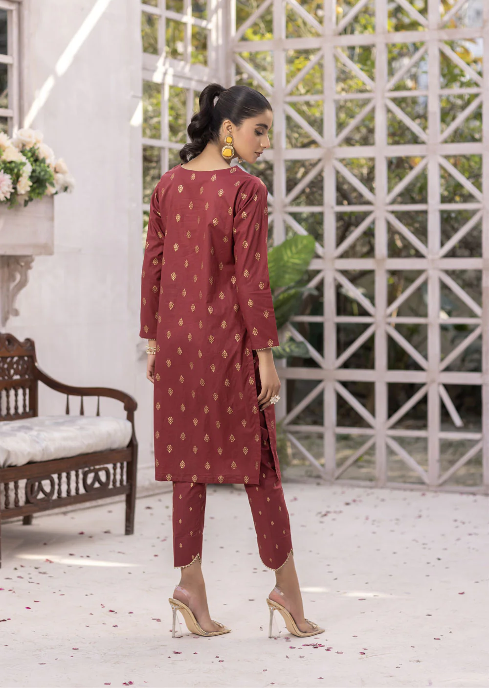 MDM-62 - Readymade - Embroidered Cotton Suit - Image 3