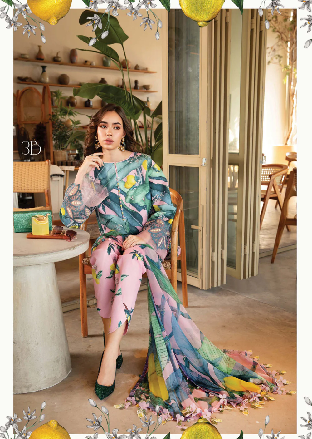 MPLS-03-B - Maria B Mprints Spring Summer Printed Lawn Suit 2025 - Image 2