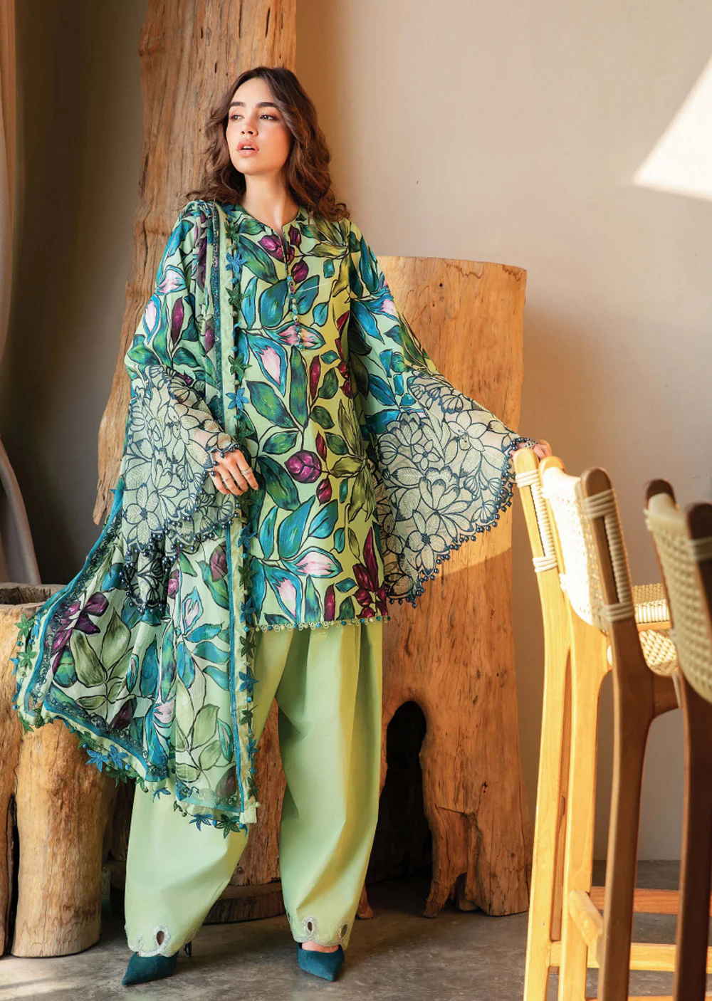 MPLS-05-B - Maria B Mprints Spring Summer Printed Lawn Suit 2025