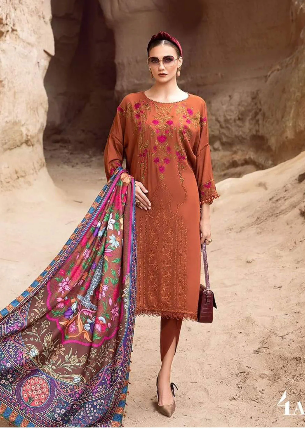MPT-04-A - Unstitched - M.Prints Winter Collection 2023