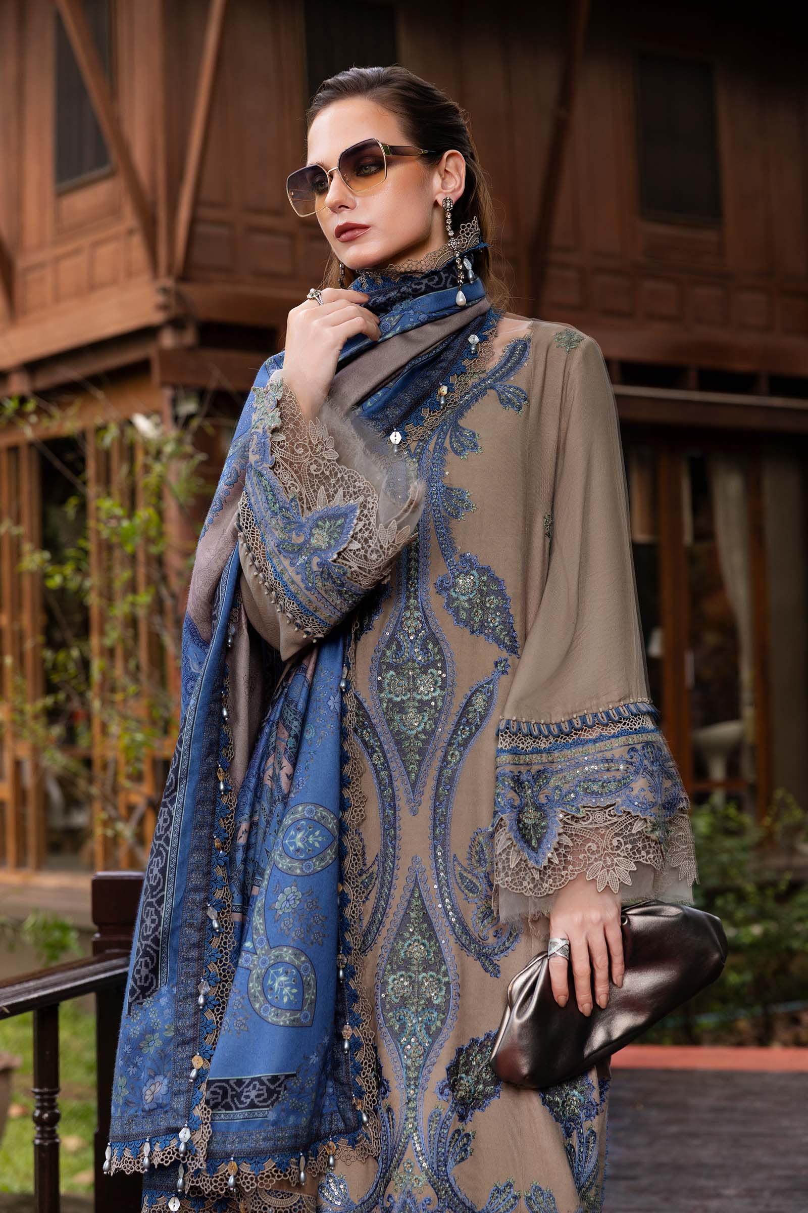 MPT-2806-A Unstitched - Maria B MPRINTS Collection 2025 - Image 3