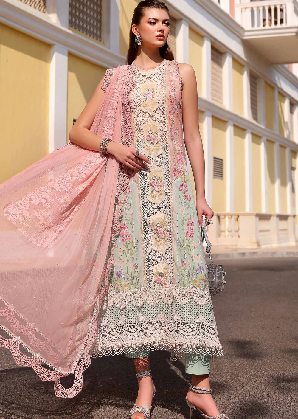 MPT2606-A Unstitched - Maria B LUXE LAWN 2026