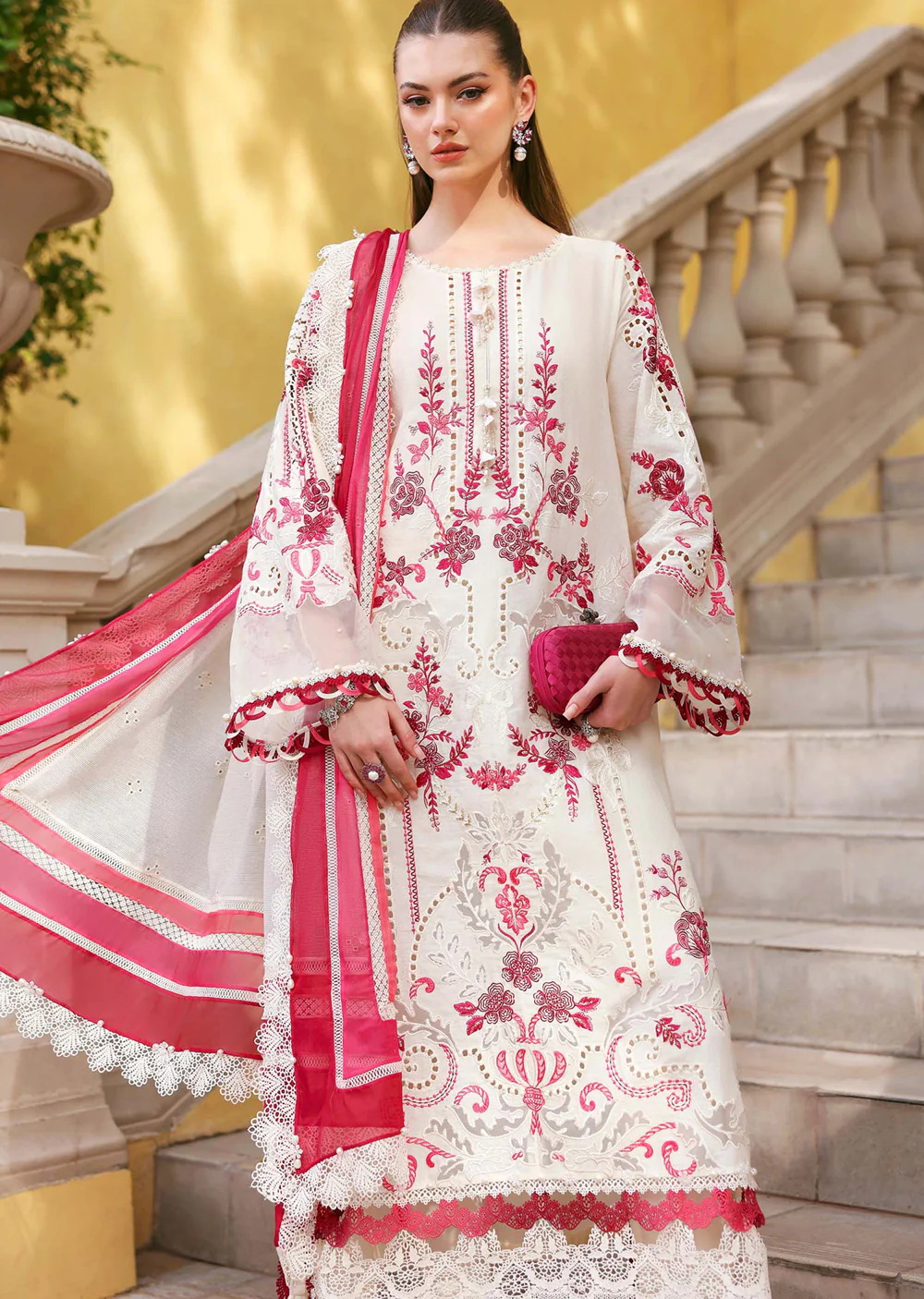 MPT2609-A Unstitched - Maria B LUXE LAWN 2026 - Image 2