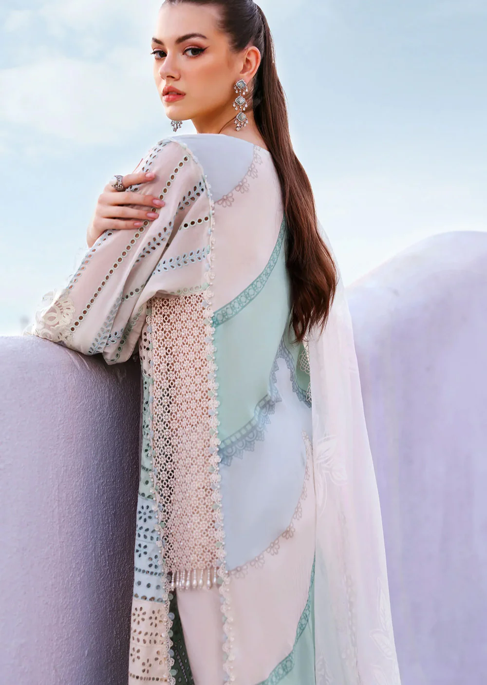 MPT2612-A Unstitched - Maria B LUXE LAWN 2026 - Image 2