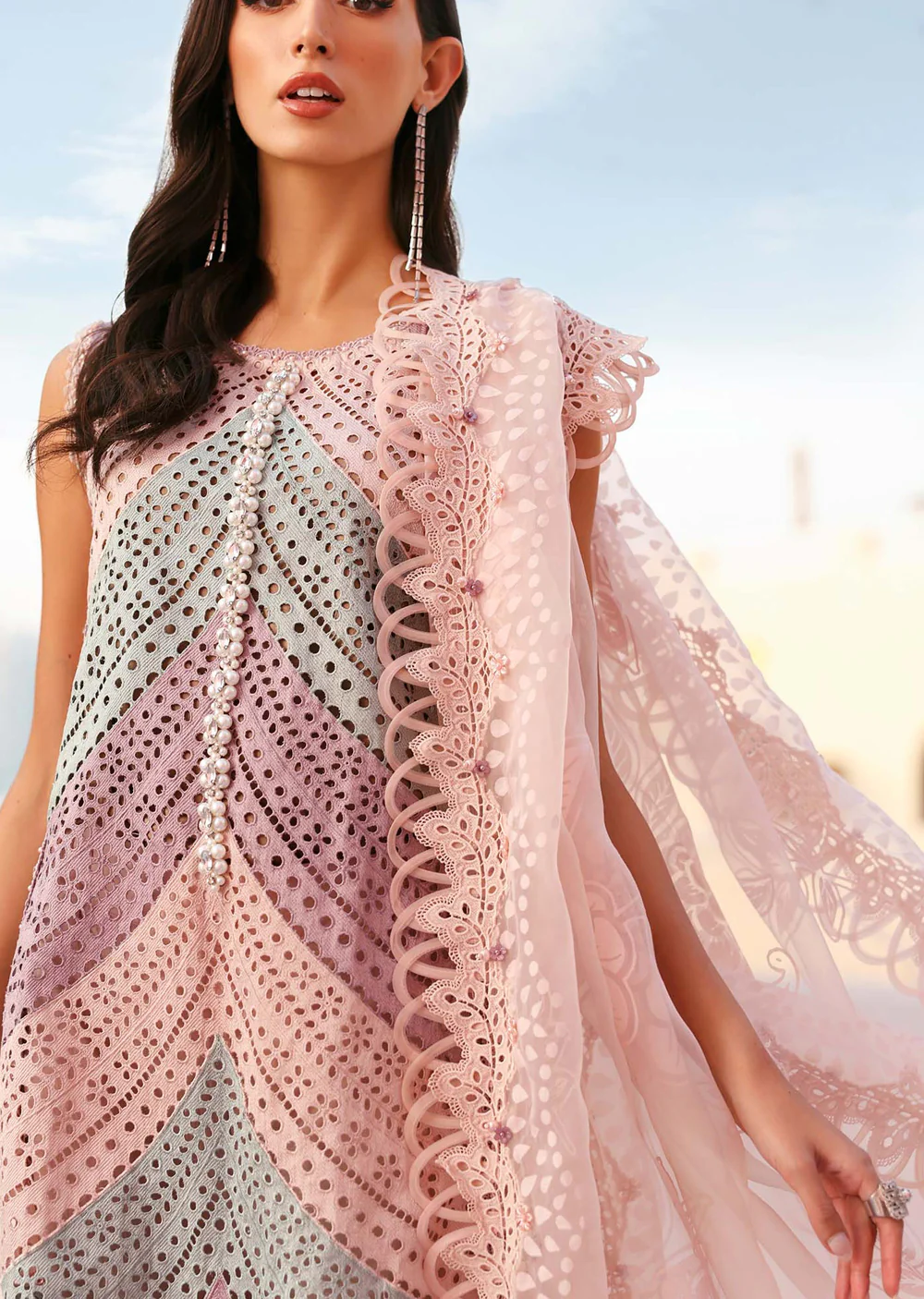 MPT2612-B Unstitched - Maria B LUXE LAWN 2026 - Image 5