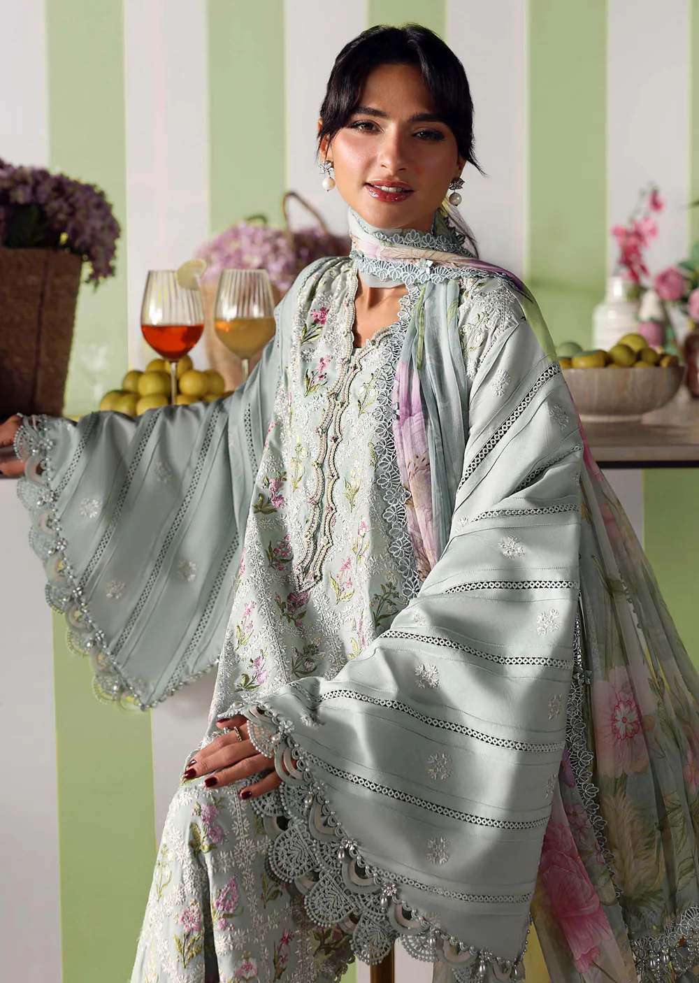 MPT30-01-B Maria B M prints Lawn Suit - Image 5