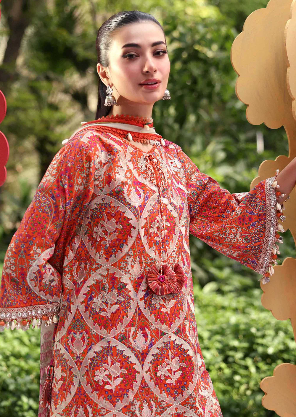 MPT30-03-A Maria B M prints Lawn Suit - Image 4