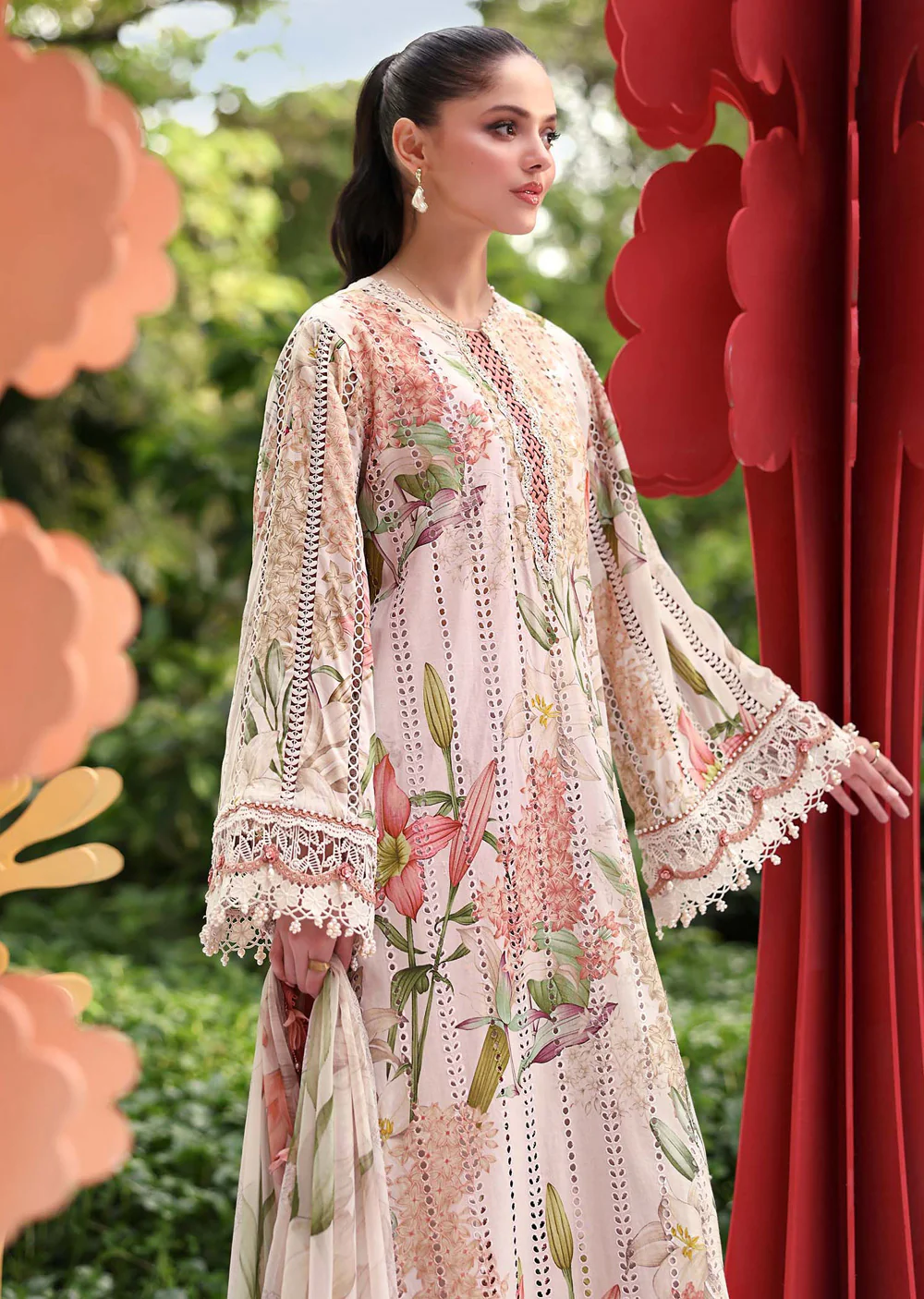 MPT30-06-A Maria B M prints Lawn Suit - Image 3