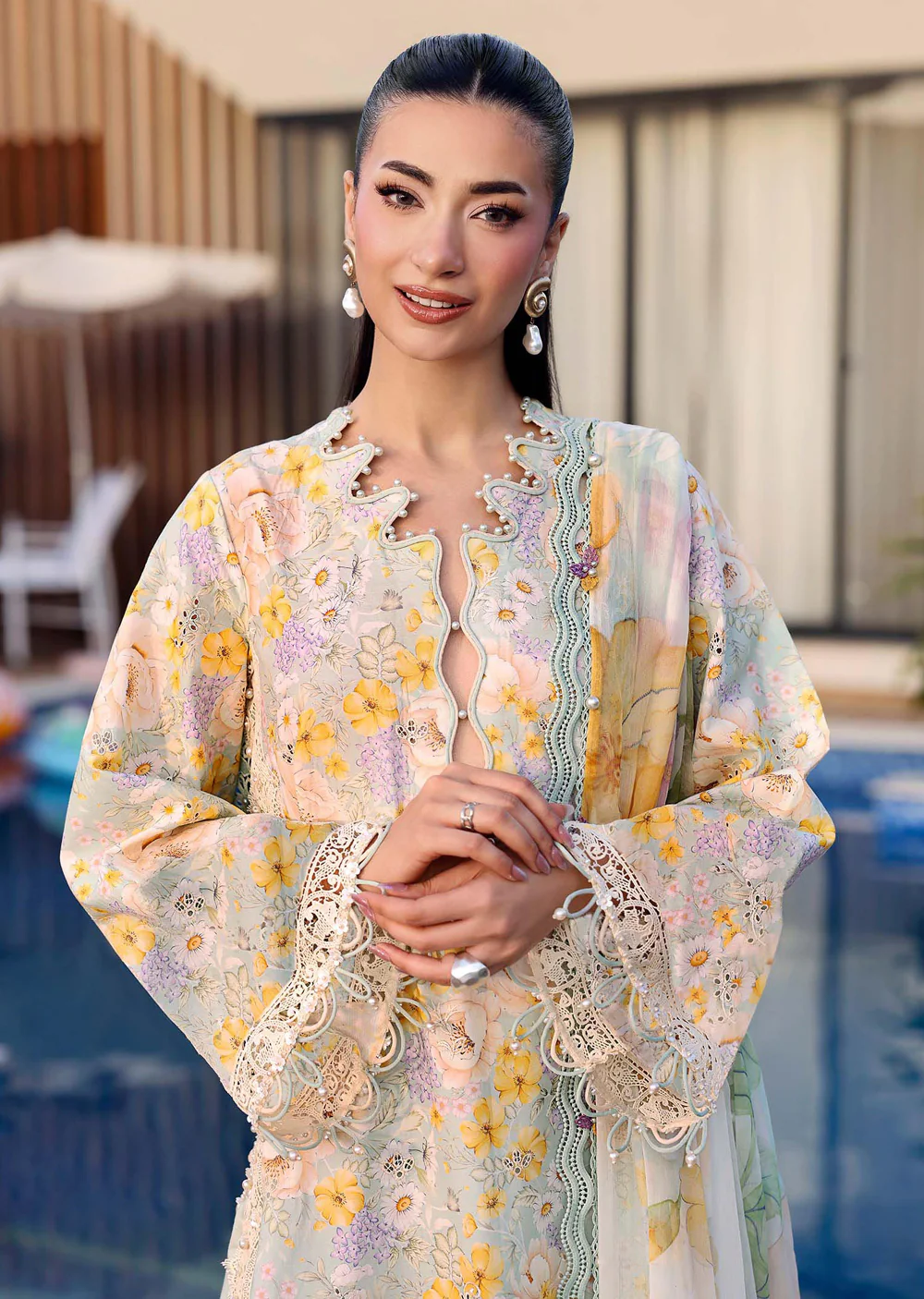 MPT30-07-A Maria B M prints Lawn Suit - Image 3