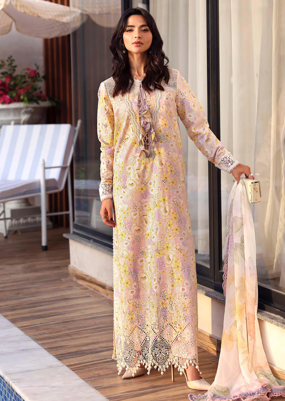 MPT30-07-B Maria B M prints Lawn Suit