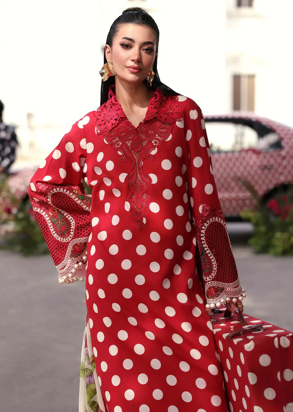 MPT30-08-B Maria B M prints Lawn Suit - Image 3