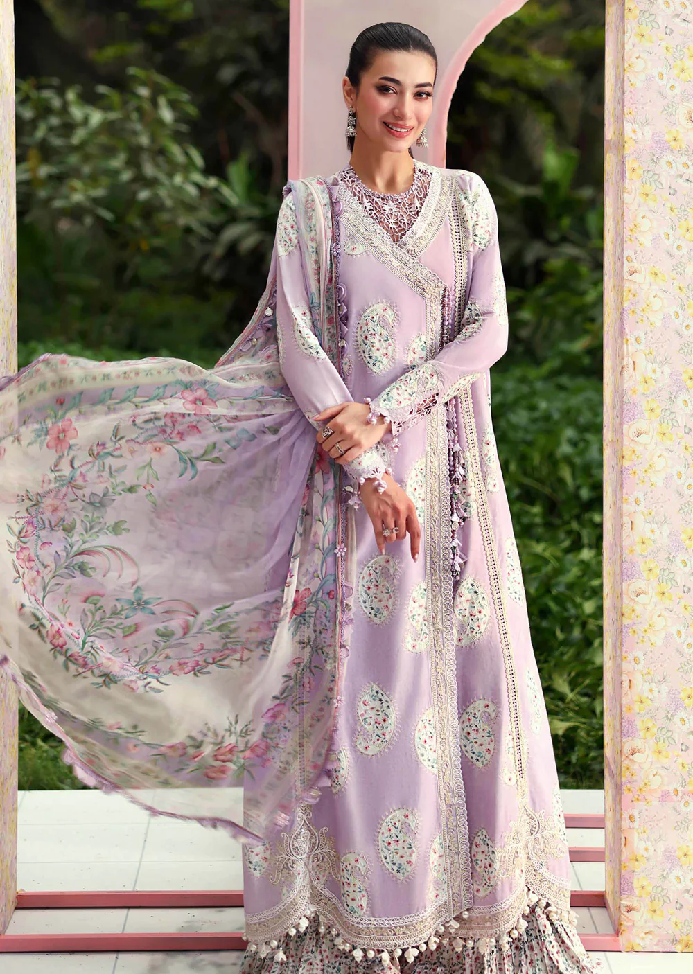 MPT30-09-B Maria B M prints Lawn Suit - Image 8