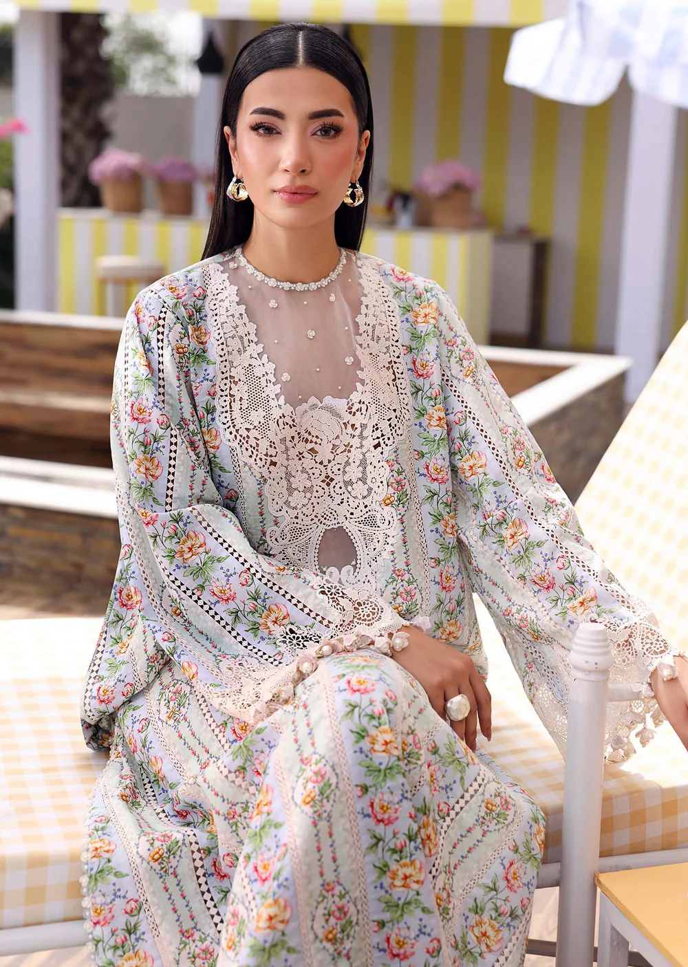 MPT30-10-B Maria B M prints Lawn Suit - Image 7