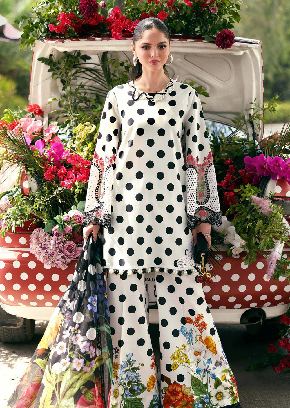 MPT30-08-A Maria B M prints Lawn Suit