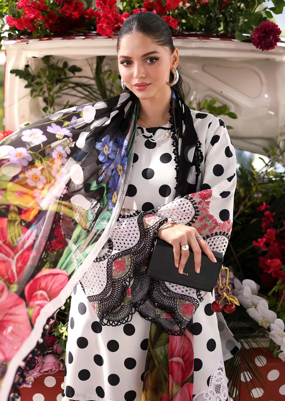 MPT30-08-A Maria B M prints Lawn Suit - Image 2