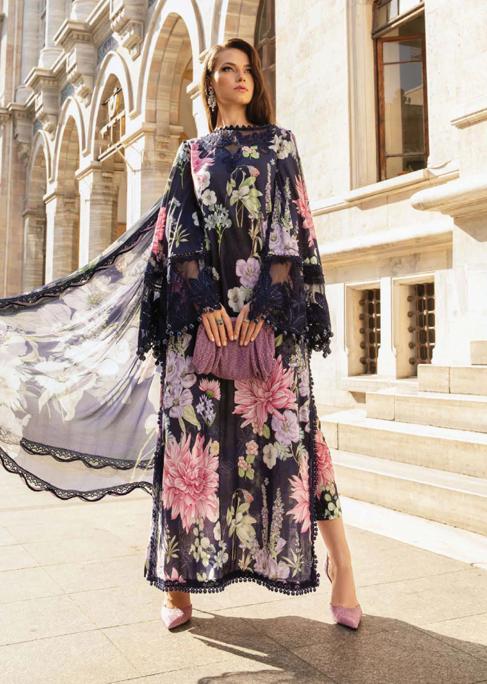 MPTR-2406-B - Readymade - Maria B MPRINTS Collection 2024