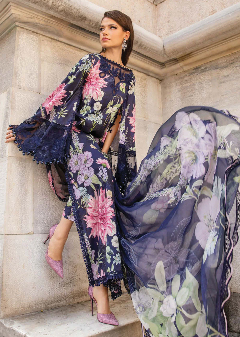 MPTR-2406-B - Readymade - Maria B MPRINTS Collection 2024 - Image 3