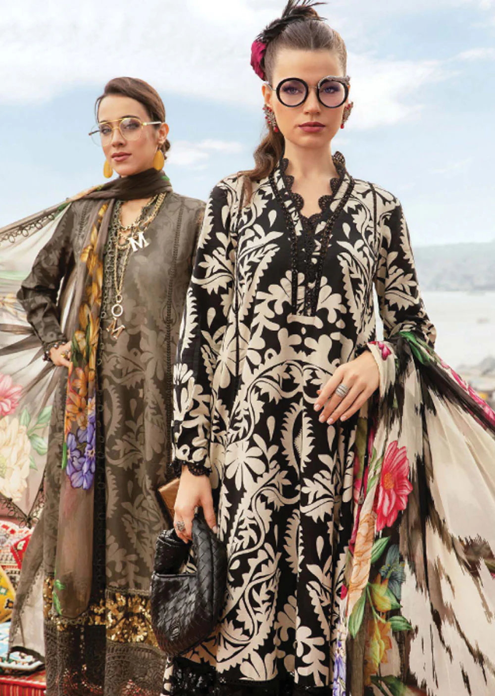 MPTR-2407-B - Readymade - Maria B MPRINTS Collection 2024 - Image 2