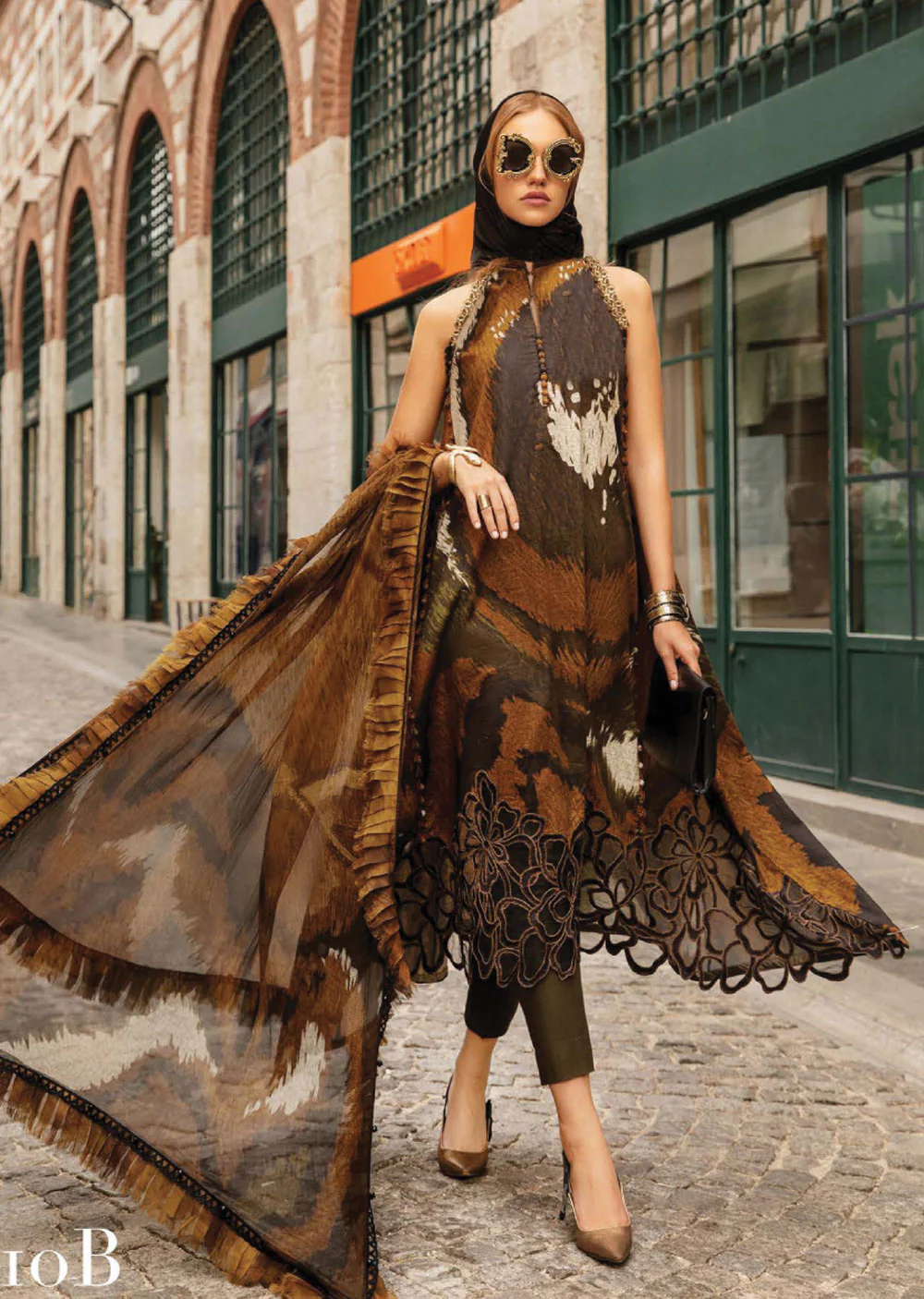 MPTR-2410-B - Readymade - Maria B MPRINTS Collection 2024