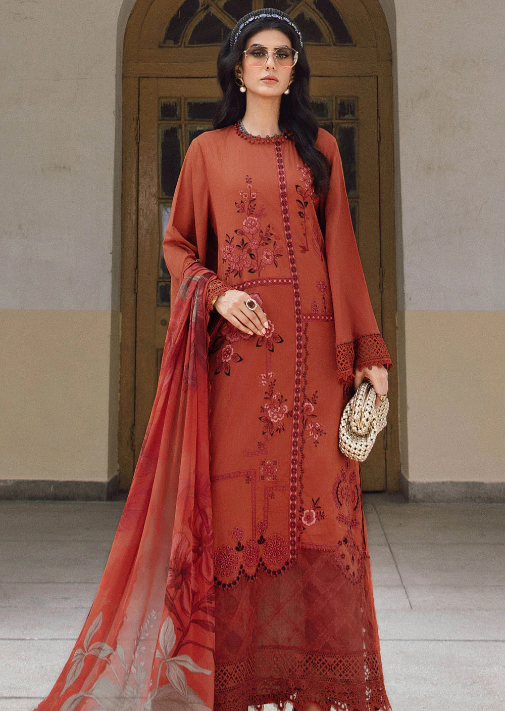 MPTR-2701-B - Unstitched - Maria B MPRINTS Collection 2025