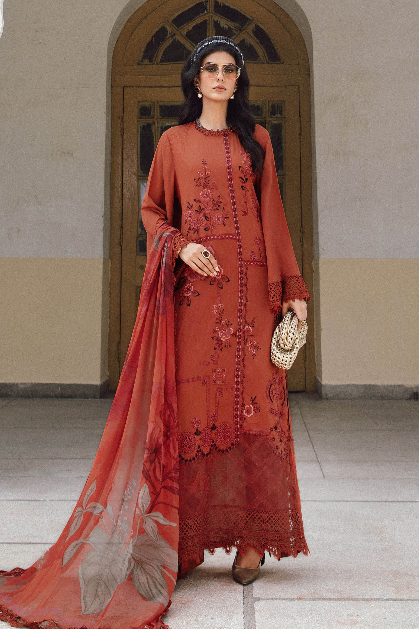 MPTR-2701-B - Unstitched - Maria B MPRINTS Collection 2025 - Image 6
