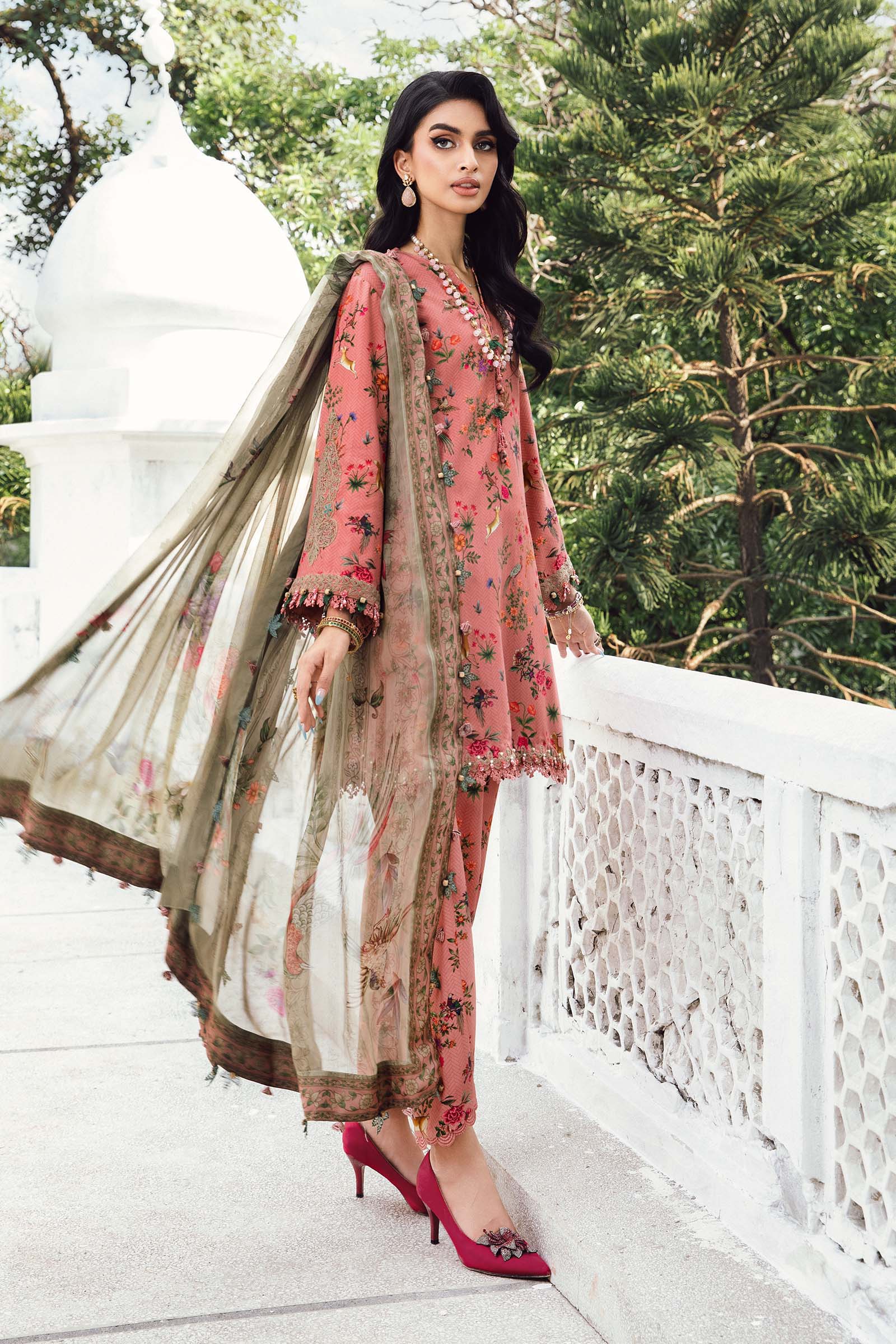 MPTR-2707-A Unstitched - Maria B MPRINTS Collection 2025 - Image 2