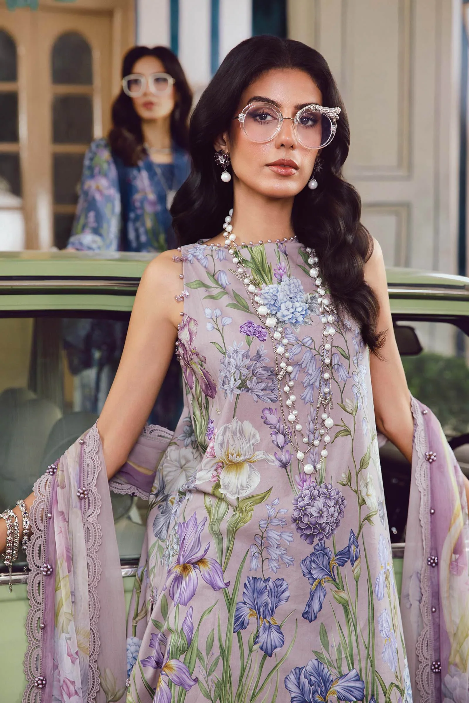 MPTR-2708-A Unstitched - Maria B MPRINTS Collection 2025 - Image 2