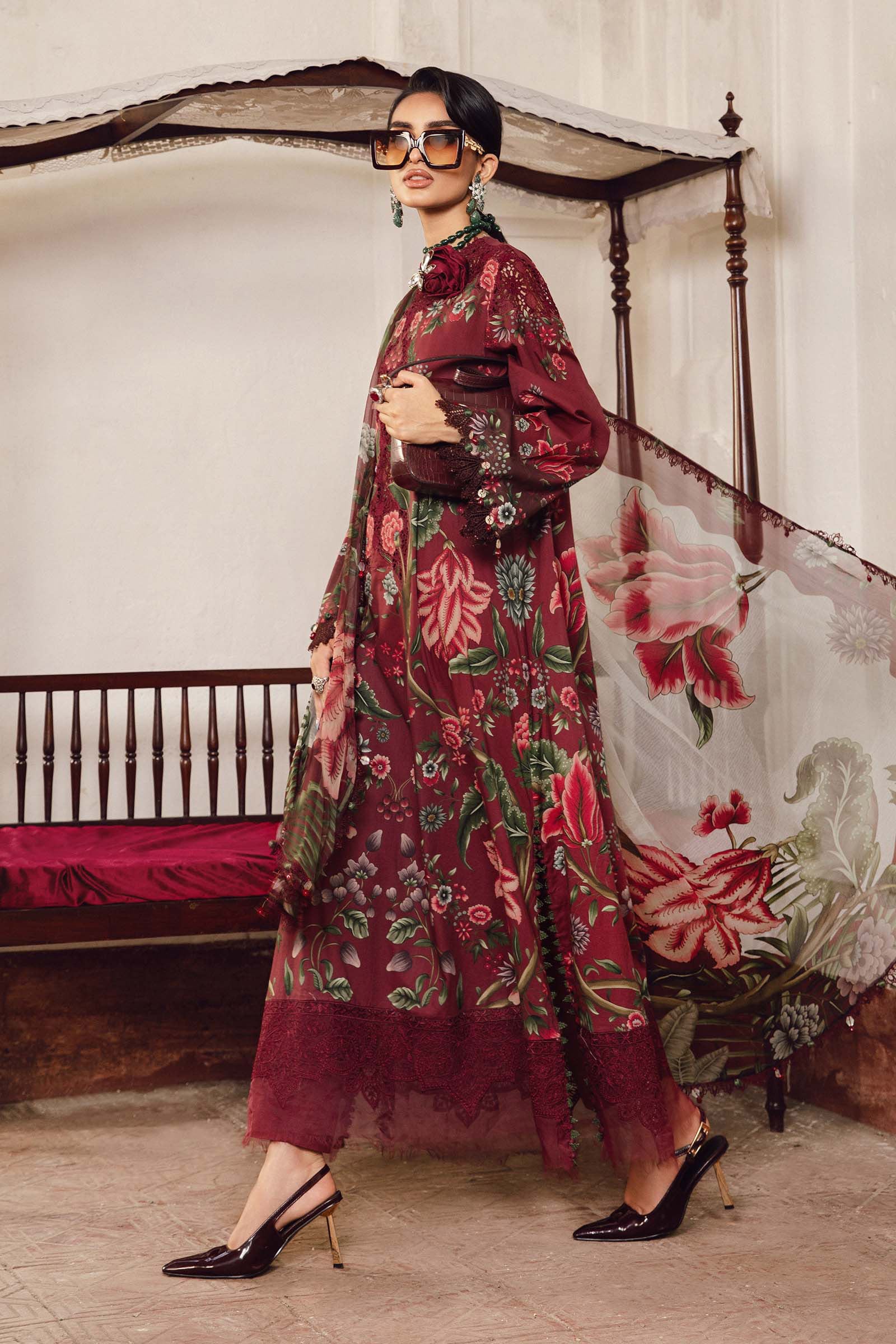 MPTR-2709-A Unstitched - Maria B MPRINTS Collection 2025 - Image 5
