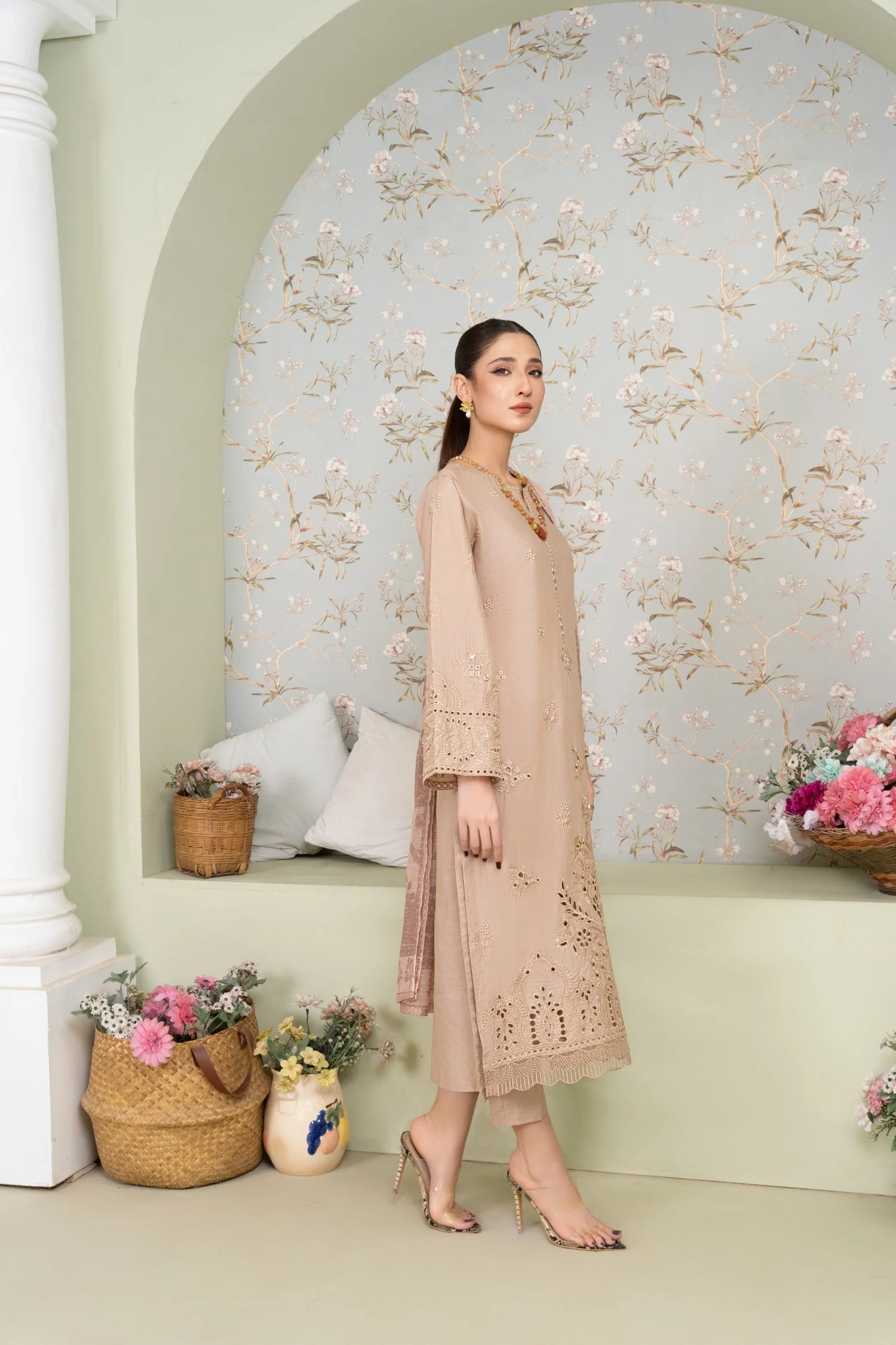 MSBMT-18 - Vanzila -Beige Readymade Outfit - 3 Piece Suit 2025 - Image 6