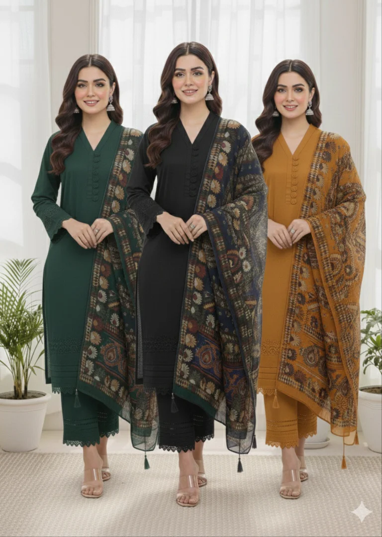 MSBMT-36 -Gulnoor - Readymade Outfit - 3 Piece Suit 2025