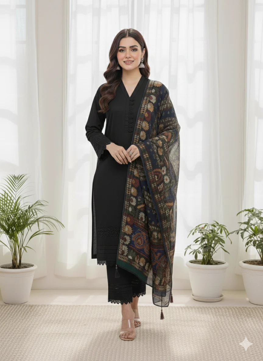 MSBMT-36 -Gulnoor - Readymade Outfit - 3 Piece Suit 2025 - Image 10