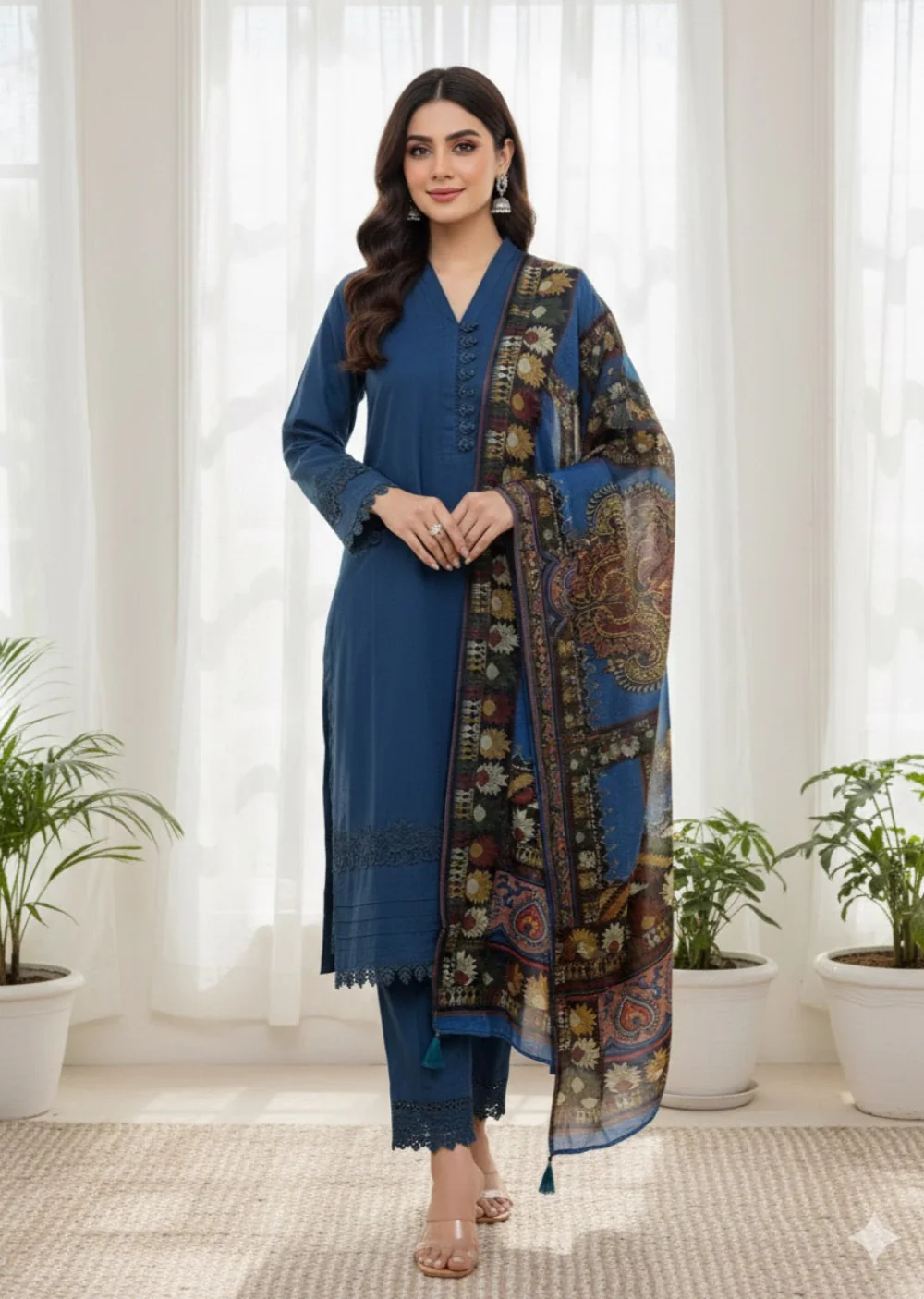 MSBMT-36 -Gulnoor - Readymade Outfit - 3 Piece Suit 2025 - Image 2