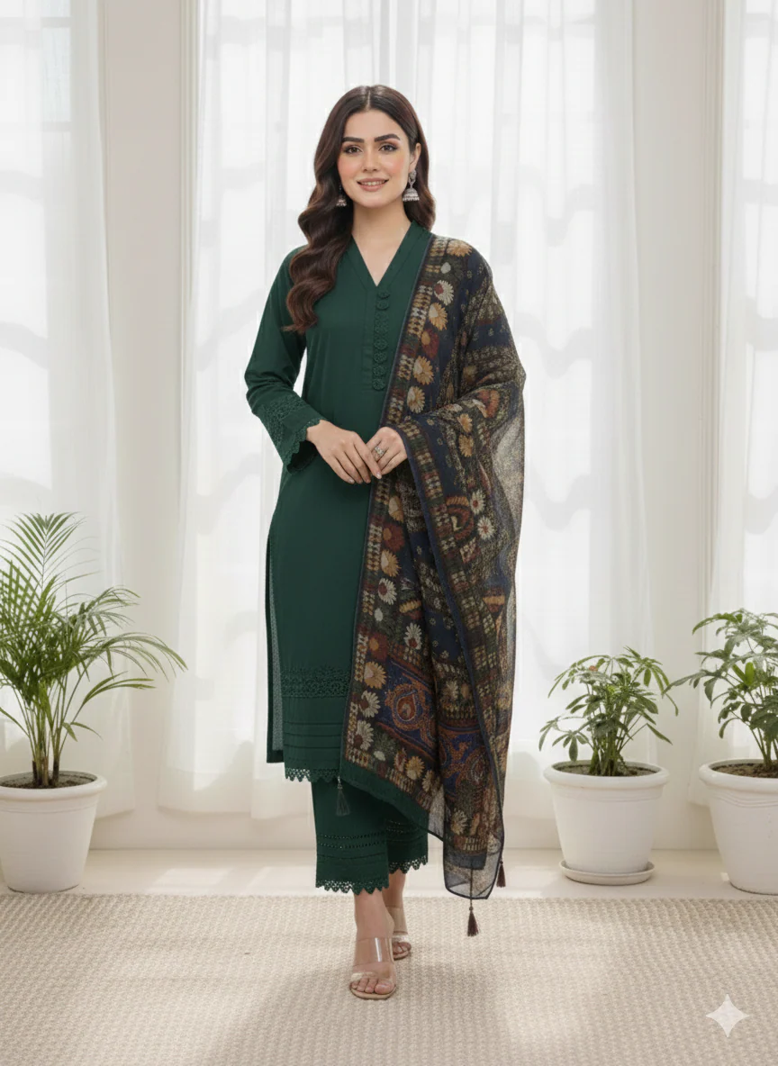 MSBMT-36 -Gulnoor - Readymade Outfit - 3 Piece Suit 2025 - Image 8