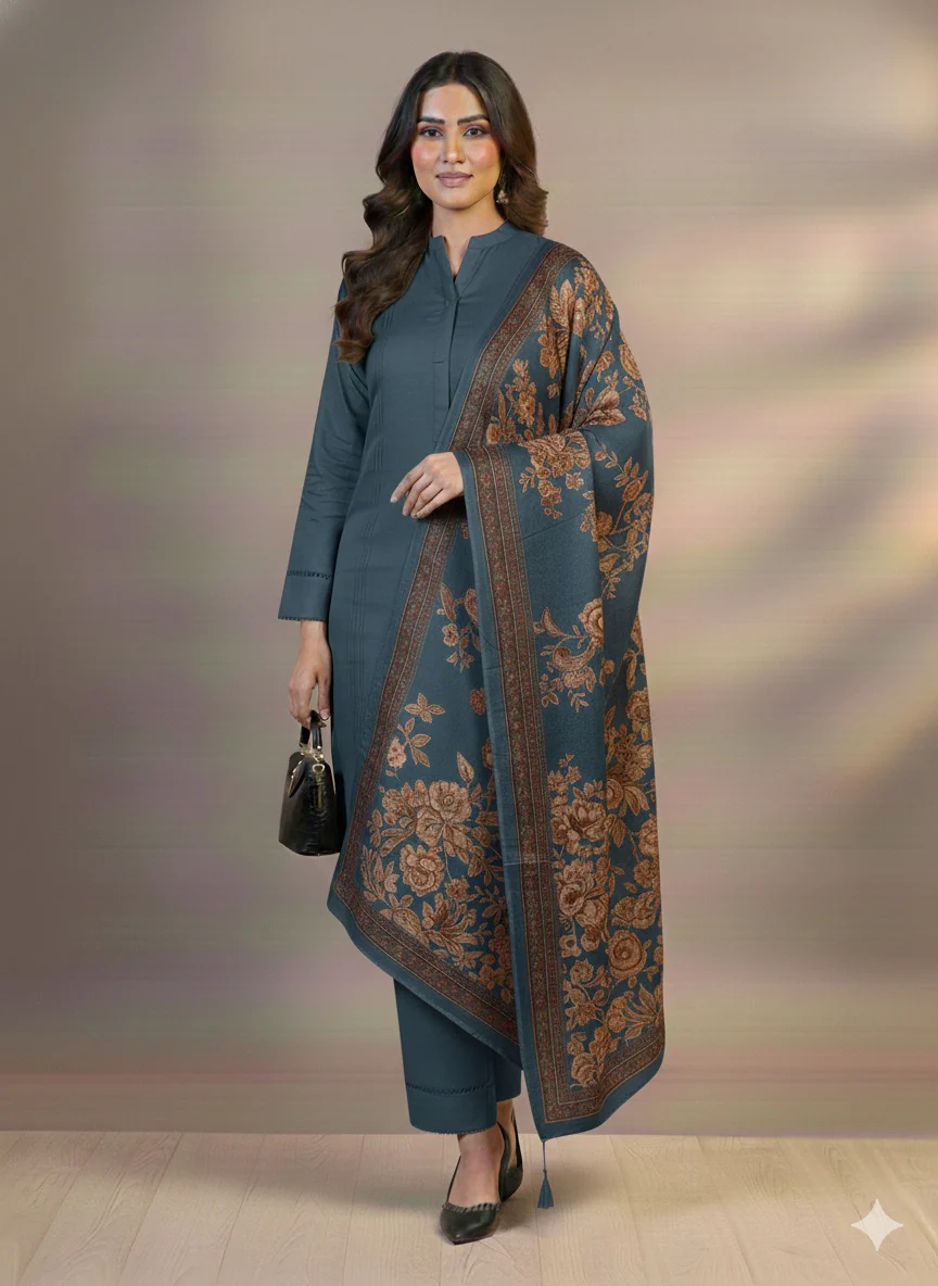 MSBMT-38 -Gulnoor- Readymade Outfit - 3 Piece Suit 2025 - Image 12