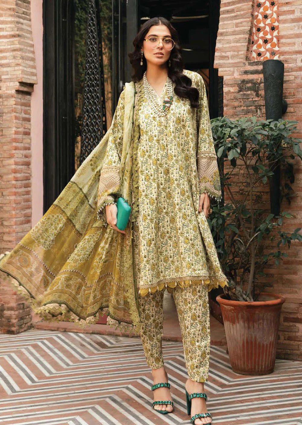 MSBTR-107-A - Readymade - Maria B MPrints Lawn Eid Collection 2024