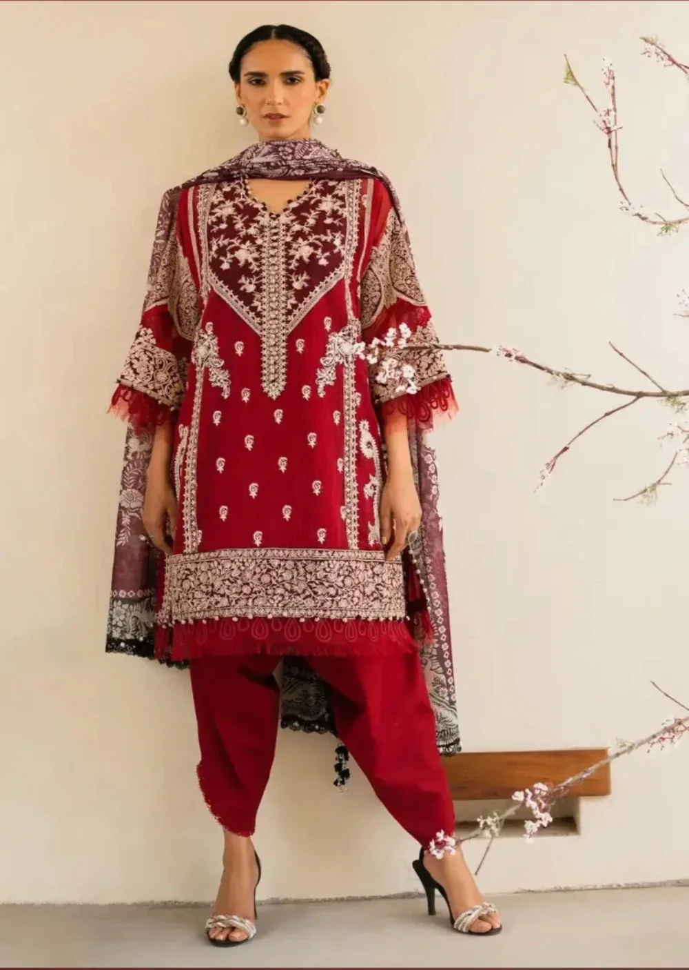 MUZN-3-a - Unstitched - Muzlin Collection Vol 11 by Sana Safinaz