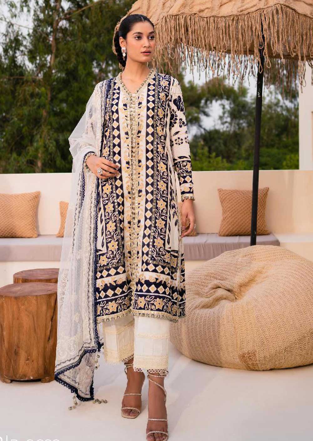 MUZNR-02-B - Readymade - Muzlin Collection Vol 2 by Sana Safinaz 2023