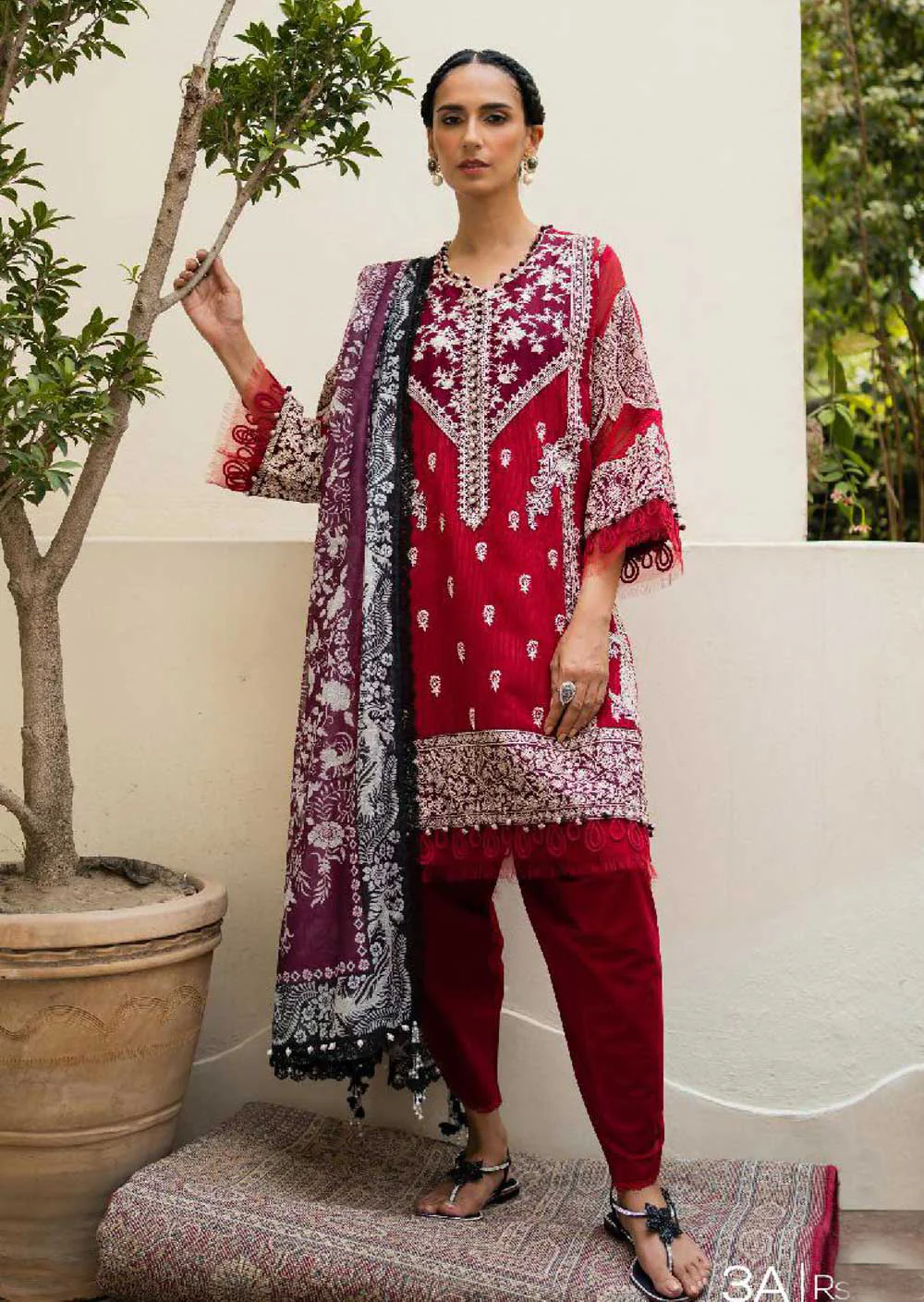 MUZNR-03-A - Readymade - Muzlin Collection Vol 2 by Sana Safinaz 2023