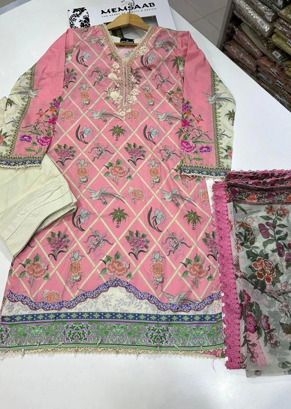 MUZNR-04-B - Readymade - Muzlin Collection Vol 2 by Sana Safinaz 2023 - Image 2