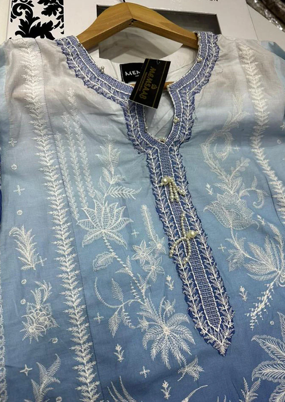 MUZNR-08-A - Readymade - Muzlin Collection Vol 2 by Sana Safinaz 2023 - Image 3