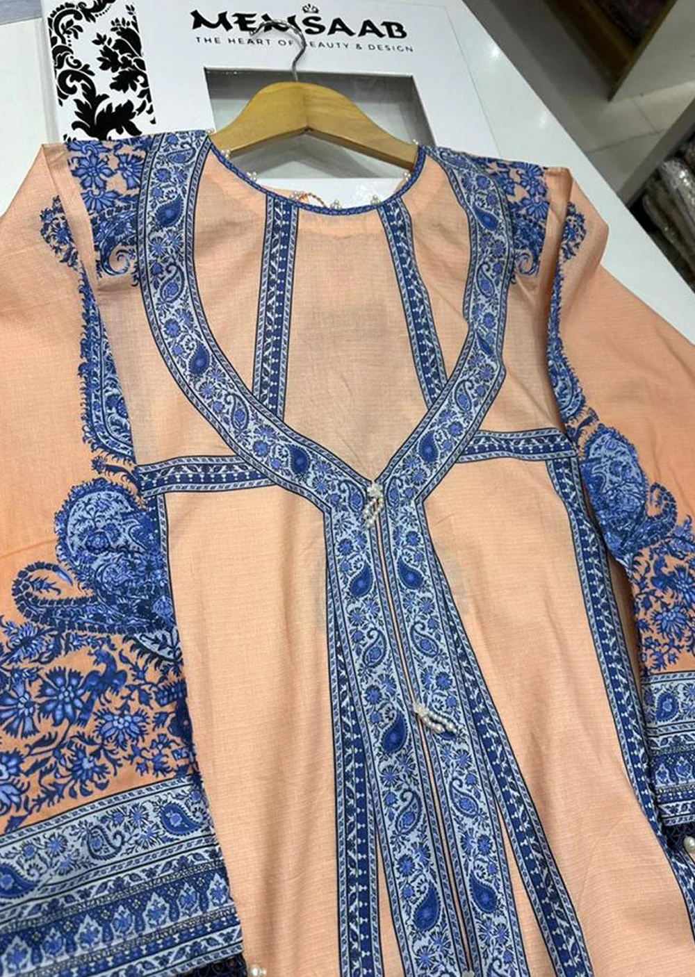 MUZNR-09-B - Readymade - Muzlin Collection Vol 2 by Sana Safinaz 2023 - Image 3