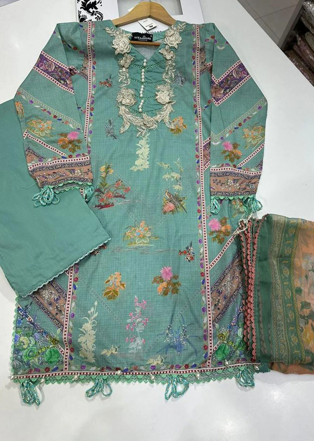 MUZNR-13-A - Readymade - Muzlin Collection Vol 2 by Sana Safinaz 2023 - Image 2